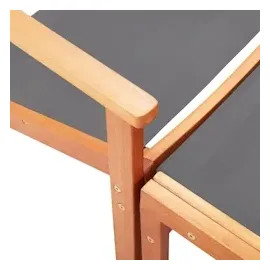 vidaXL Gartenstuhl 64 x 92 x 83 cm grau