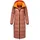 Navahoo Damen, warmer Winter Steppmantel mit Kapuze Schmuseengel Terracotta Gr. M - M