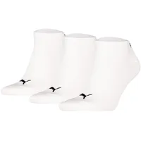 Puma Sneakersocken 3er Pack Weiß 43-46