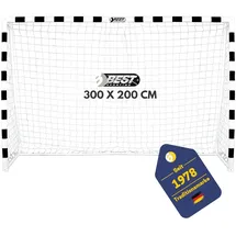 Best Sporting Fußballtor Schwarz/Weiß 300 x 200 cm
