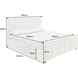 Riess-Ambiente PRESTIGE 180 x 200 cm Beige/Schwarz