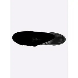 sheego Weitschaftstiefel Damen Schwarz 43