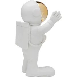 Kare Design Deko Figur Welcome Astronaut, Weiß, Polyresin, Unikat, Handbemalt, 27x21x13cm (H/B/T)