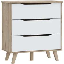 99rooms Kanva Jugendzimmer-Set Plankeneiche Optik Weiß