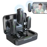 Technaxx TX-301 Dual Wireless Mini Mikrofon Set (Schwarz)