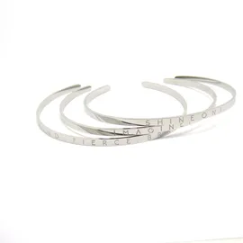 AILORIA ÉMOTION Armreif Set silber Edelstahl Größe onesize