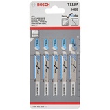 Bosch Professional BIM Stichsägeblatt T 121 AF Speed for Metal T121AF, 3er-Pack (2608636698)