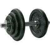 Tunturi Gewichteset 20kg - Hantelset mit Schraubverschluss - Kurzhantelset - One Size