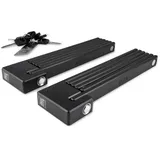 Cube Acid Rigid 100 Pure Twin Pack Black - 7 x 1000 mm