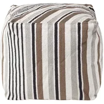 Homescapes Sitzwürfel Textil 40 x 40 x 40 cm Grau