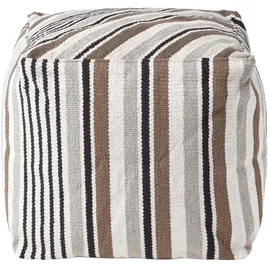 Homescapes Sitzwürfel Textil 40 x 40 x 40 cm Grau