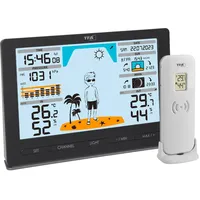TFA Dostmann Funk Wetterstation METEO JACK, 35.1097.01, mit Außensensor,