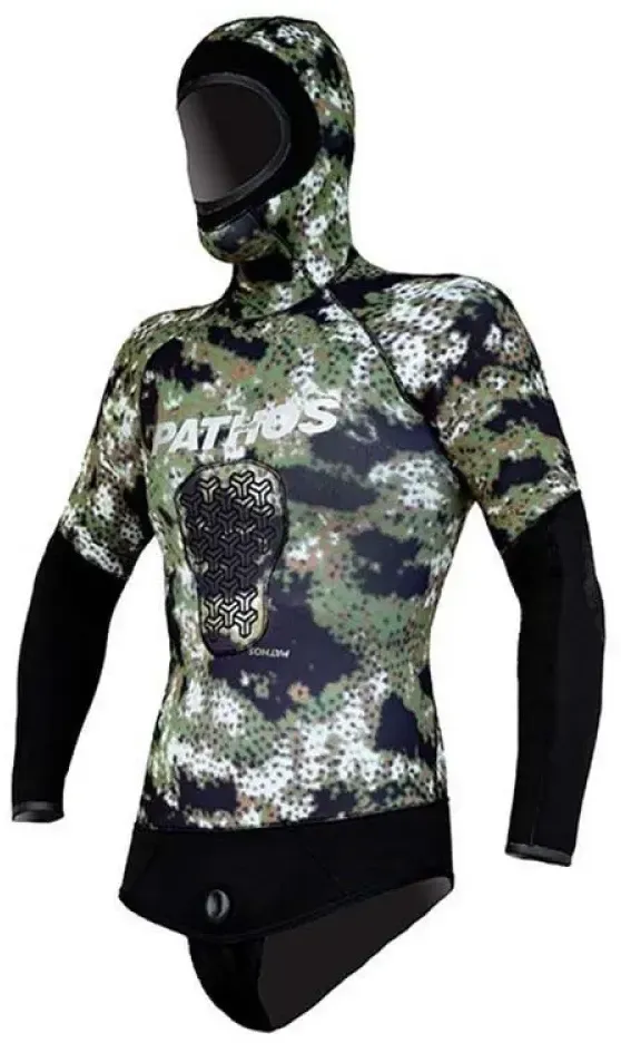 Pathos Logo 5 Mm Speerfischjacke - Medi Camouflage - S