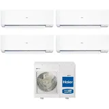 Haier - quadri split inverter-klimagerät expert serie 7+9+12+12 mit 4u75s2sr5fa r-32 wi-fi integrated 7000+9000+12000