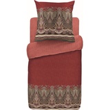 BASSETTI SABBIONETA Kopfkissenbezug aus Baumwollsatin | R1-rot - 40x80 cm