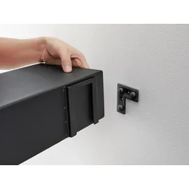 Yamazaki Wandregal 90 x 15,7 x 9 cm Schwarz