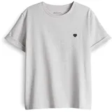 Opus T-Shirt mit Motiv-Stitching Modell SERZ Mittelgrau, 38