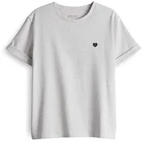 Opus T-Shirt mit Motiv-Stitching Modell SERZ Mittelgrau, 38