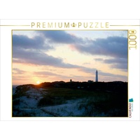 Calvendo Sonnenuntergang in Blåvand 1000 Teile Puzzle quer |