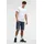 Camp David CAMP DAVID, Herren, Gr. 36, Kurz, tiefblau, Denim/Jeans, Material: 72% Baumwolle, 27% Polyester, 1% Elasthan, Zusatz: Enthält nichttextile Teile tierischen Ursprungs (Badge), unifarben, regular fit, Jeans Jeansshorts, mit Turn-Up Saum