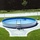 Steinbach Styria rund 350 x 120 cm blaue Poolfolie