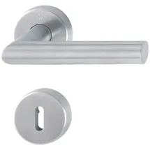 HOPPE Rosettengarnitur Amsterdam Edelstahl F69 E1400/42H/42HKVS