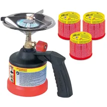 Rothenberger Campingkocher Scout inkl. 3x C200 Kartusche