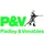 Padley & Venables Spaten 330 x 125 mm EE sechskant 32 x 160 mm