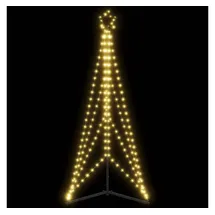 vidaXL LED Weihnachtsbaum 363 LEDs Warmweiß 182 cm