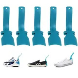 Fauler Tragbarer Schuhhelfer Langem Griff Tragbarer Schuhheber Kunststoff SchuhlöFfel Schuhanzieher Leicht Schuhe SchuhlöFfel Kunststoff FüR Senioren,Kinder,Behinderte, Passend FüR Alle Schuhe, 5Pcs - 18