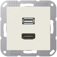 Jung MAA1163 Multimedia-Anschlusssystem HDMI / USB 2.0, Serie AS,