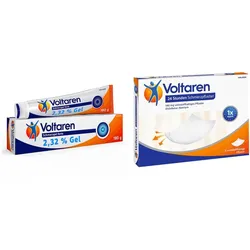 Voltaren Schmerzgel forte 180g + Voltaren Schmerzpflaster 5Stück