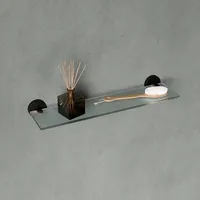 Cosmic Start Glasablage WJC419A0044036 40 cm, Konsole schwarz matt Black - One Size