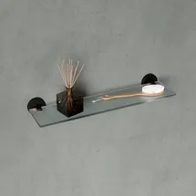 Cosmic Start Glasablage WJC419A0044036 40 cm, Konsole schwarz matt Black - One Size