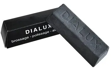 Dialux Polierpaste Schwarz noir ca.100g Pastenriegel - für Silber
