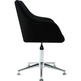 vidaXL Bürostuhl Stoff schwarz