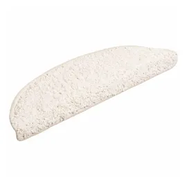 vidaXL Stufenmatten 30 Stk. 56x17x3 cm Weiß Halbrund