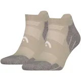 Head Sneakersocken 2P grau 39-42