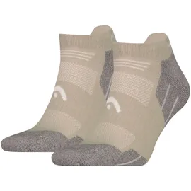 Head Sneakersocken 2P grau 39-42