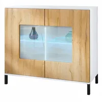 Vladon Kommode, Eiche, 92.5x83.5x35 cm, Wohnzimmer, Kommoden & Sideboards,