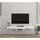 moebel17 Alberes TV-Lowboard 150x22x29,6 cm Weiß Holz