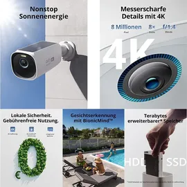 eufy eufyCam 3 Security Kit 3+1 Kameraset T88723W1