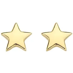 Blush 7247YGO Damen-Ohrstecker Gold 585 Ohrringe Stern