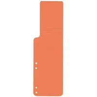Q-Connect Aktenschwänze 100x320mm 320g/qm 4-fach gelocht VE=100 Stück blau