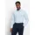 Olymp "OLYMP Level Five, body fit, Kent", Herren, Gr. 39, Normaler Arm, weiß (bleu), 97% Baumwolle, 3% Elastolefin, Hemden