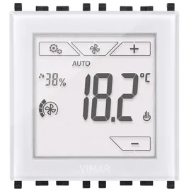 Vimar - 02951.b Touch-thermostat Für Hausautomation, 2 M, Weiß