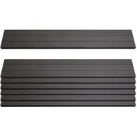 Mendler Windschutz 90 x 100 cm anthrazit WPC 7 St.