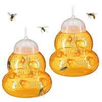 Relaxdays Wespenfalle orange, 2 St.
