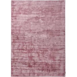 Teppich TOM TAILOR HOME "Shine uni", rosa, B:50cm H:8mm L:80cm, Viskose, Teppiche, Handweb Teppich, 100% Viskose, handgewebt, mit elegantem Schimmer