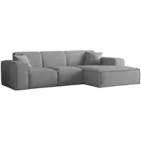 Fun Möbel Ecksofa Grau, Ottomane Rechts & Couches, Wohnlandschaften,